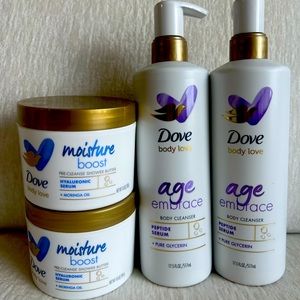 DOVE LOVE BODY WASH / PRE WASH BODY BUTTER BUNDLE